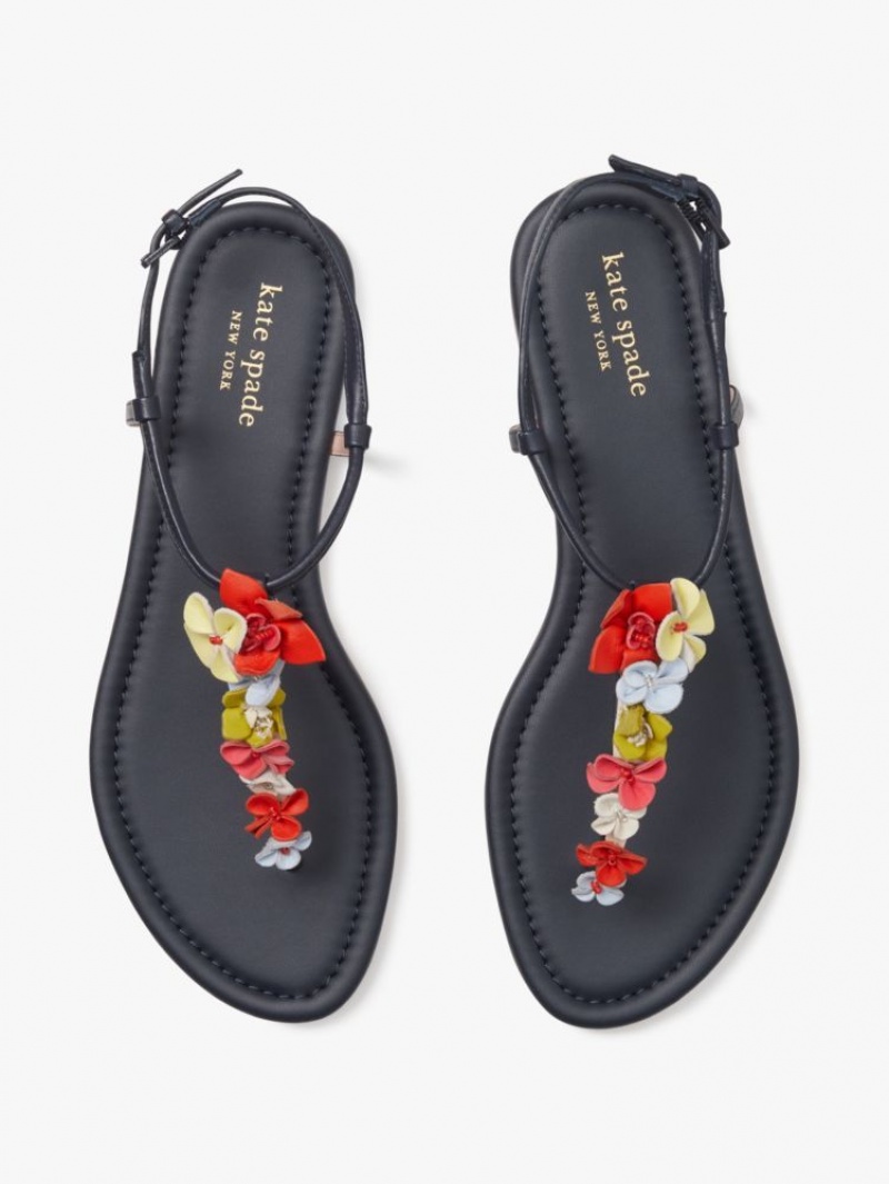 Kate Spade Rosalie Sandals Blue Multicolor | 9431872-GS