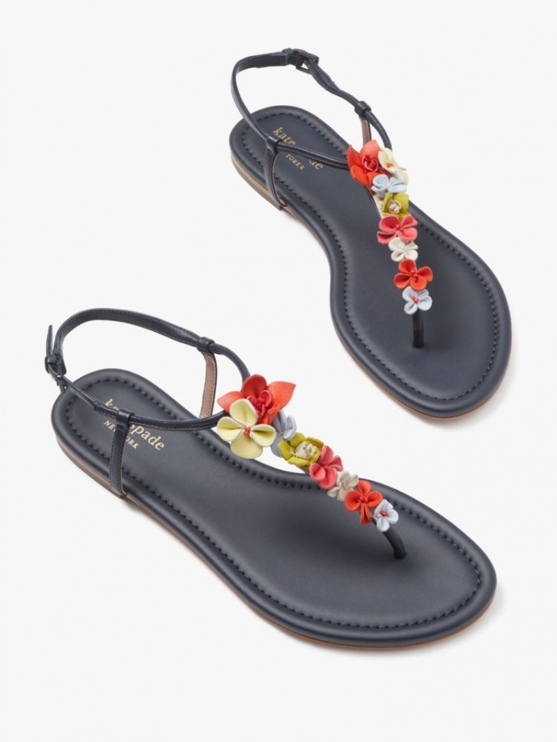Kate Spade Rosalie Sandals Blue Multicolor | 9431872-GS