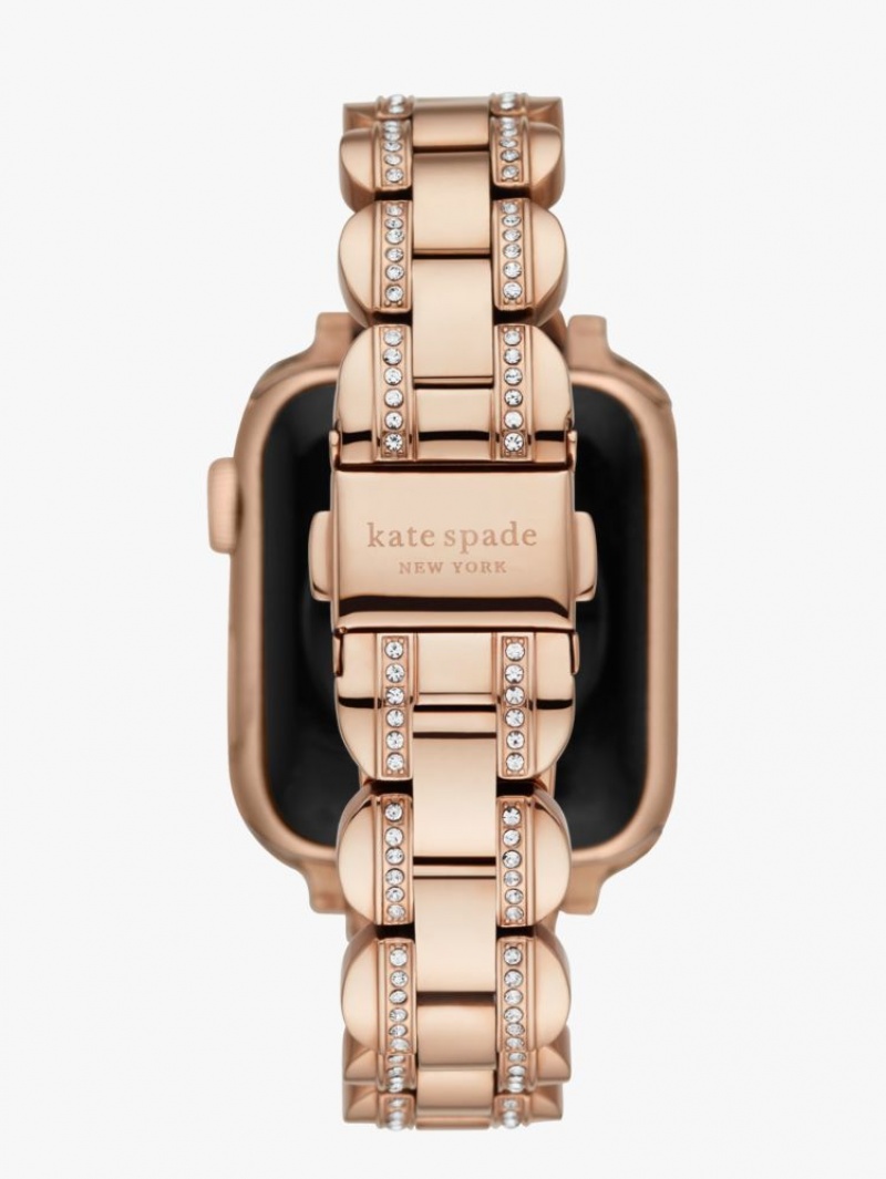 Kate Spade Rose Gold Pave Scallop Link 38/40 Mm Band For Apple Watch? Rose Gold | 3845172-YI