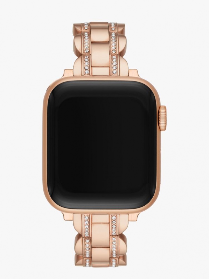 Kate Spade Rose Gold Pave Scallop Link 38/40 Mm Band For Apple Watch? Rose Gold | 3845172-YI