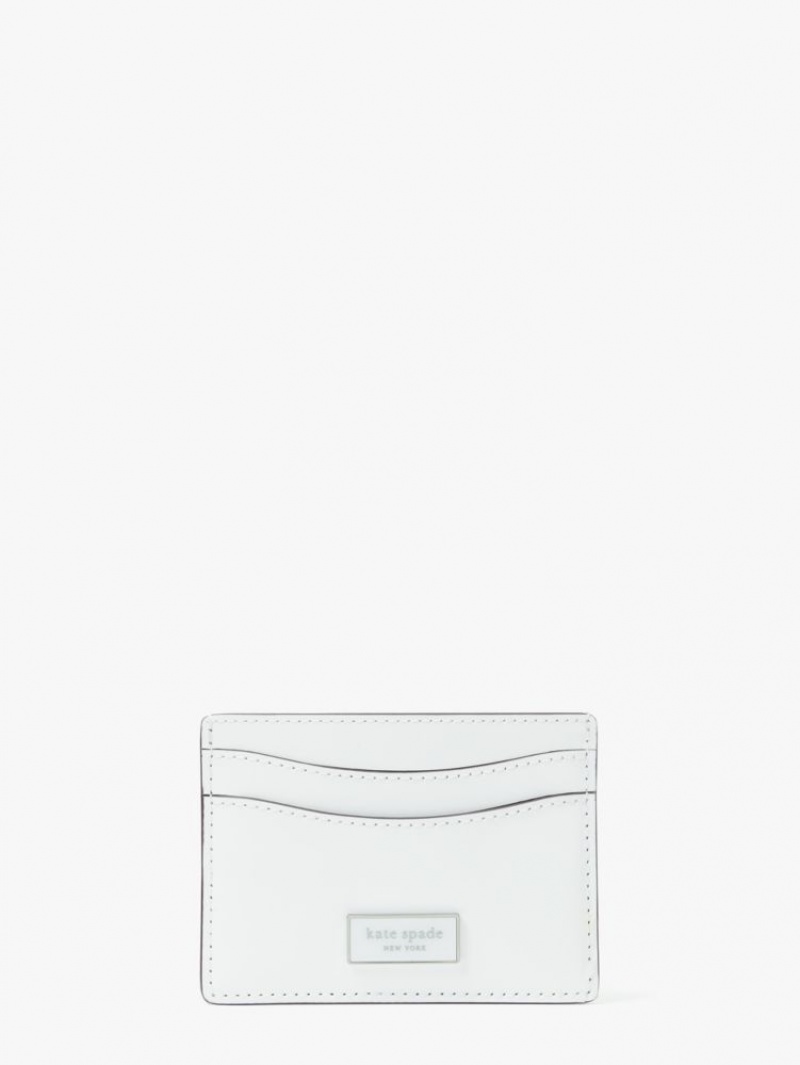Kate Spade Sam Icon Leather Cardholder White | 4609128-RL