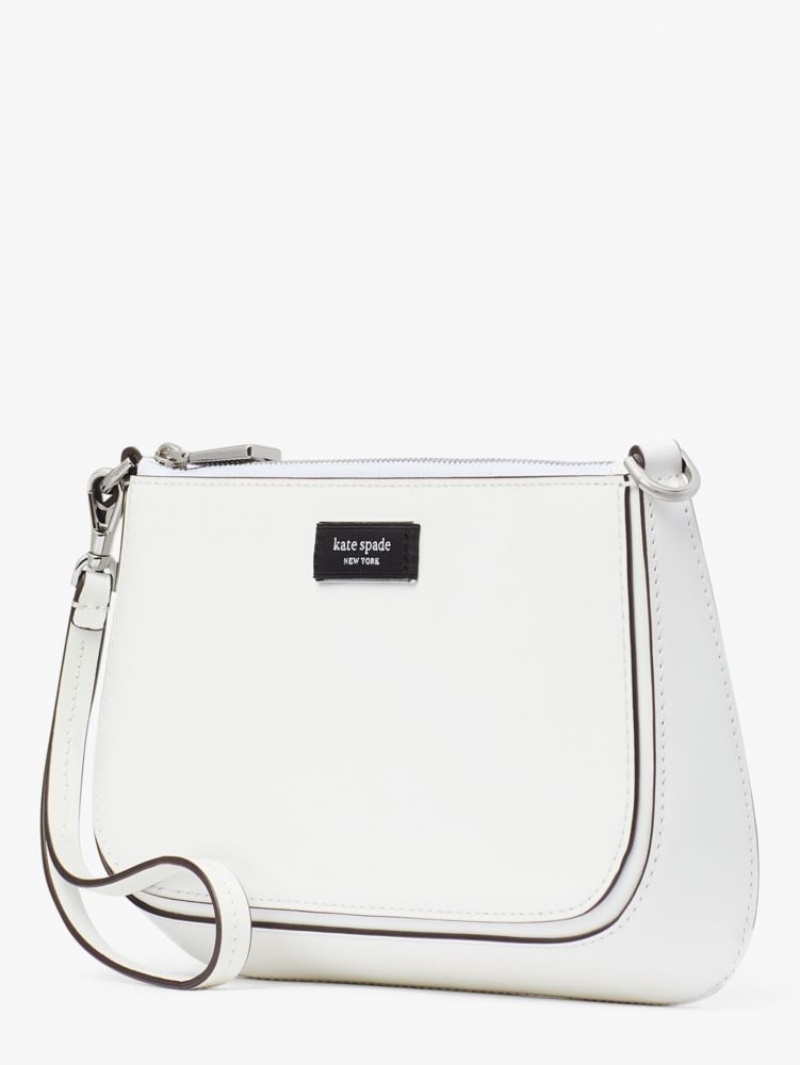 Kate Spade Sam Icon Leather Mini Pochette White | 4751026-XC