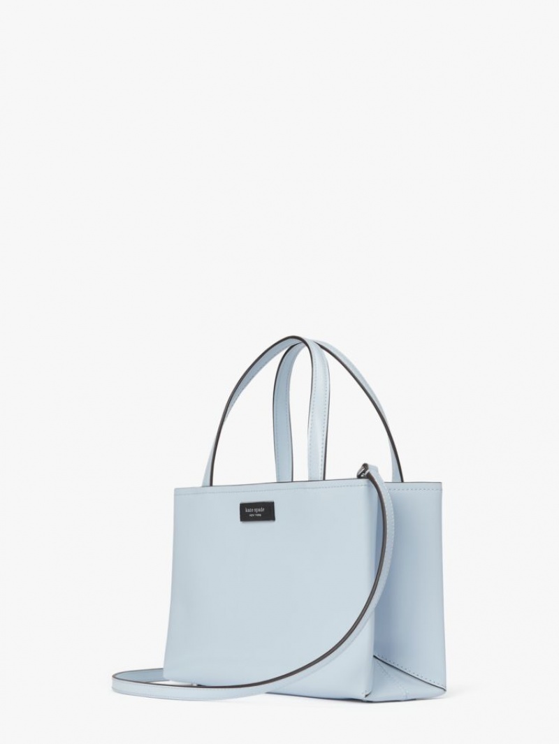 Kate Spade Sam Icon Leather Mini Tote Blue | 2386975-IR