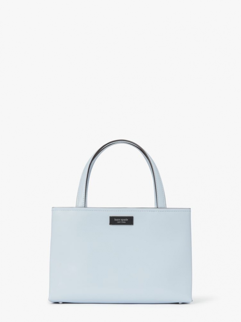 Kate Spade Sam Icon Leather Mini Tote Blue | 2386975-IR