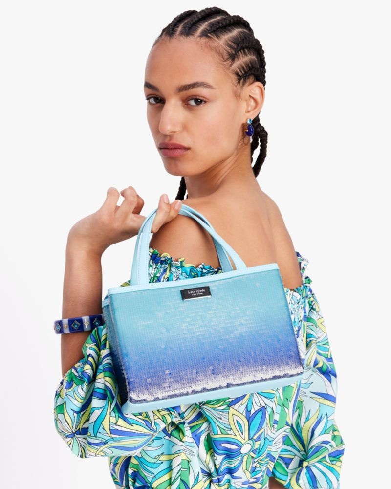 Kate Spade Sam Icon Ombre Sequin Small Tote Multicolor | 2043869-IL