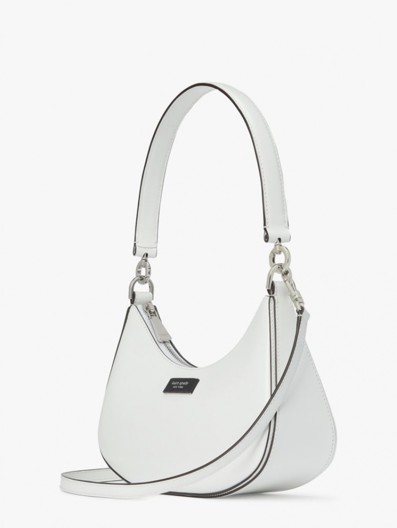 Kate Spade Sam Icon Small Convertible Crossbody White | 1829673-RN