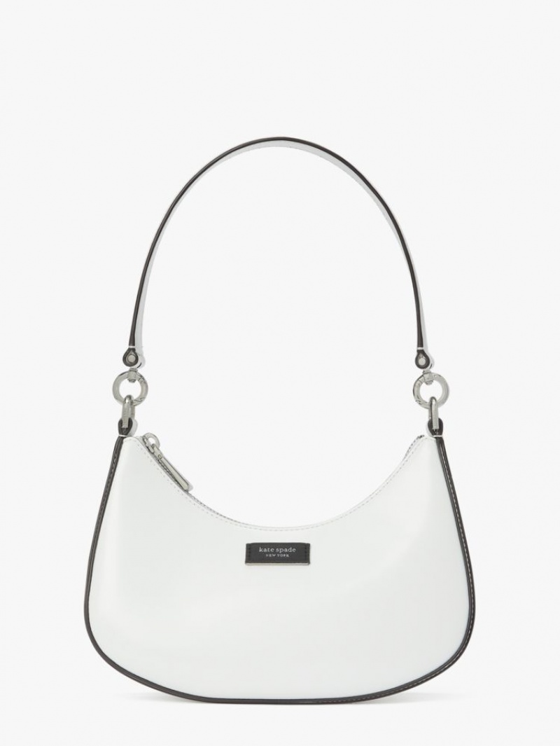 Kate Spade Sam Icon Small Convertible Crossbody White | 1829673-RN