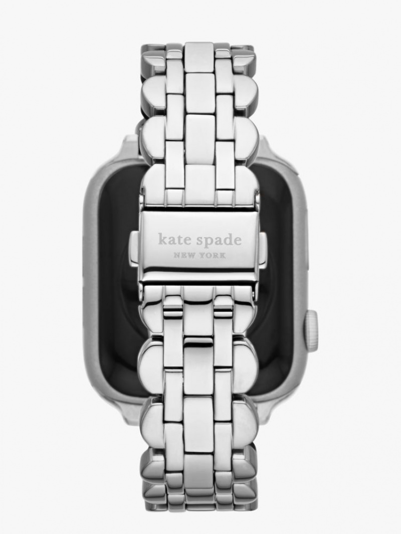 Kate Spade Scallop Link Stainless Steel Bracelet 42/44/45mm Band For Apple Watch? Silver | 1903572-CV