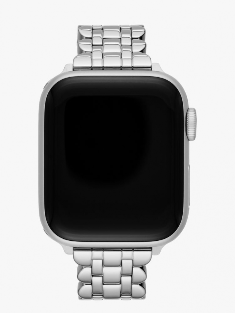 Kate Spade Scallop Link Stainless Steel Bracelet 42/44/45mm Band For Apple Watch? Silver | 1903572-CV