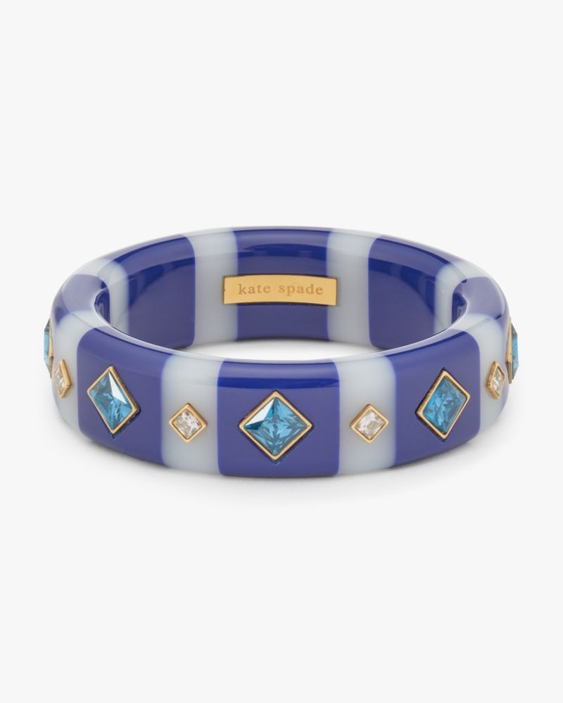Kate Spade Seeing Stripes Bangle Navy Multicolor | 4120586-RI