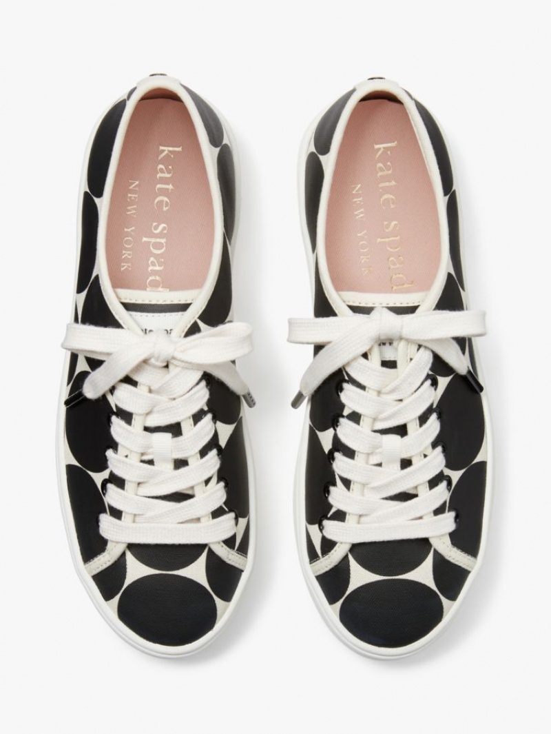 Kate Spade Serve Sneakers Black / Cream | 9305782-BJ