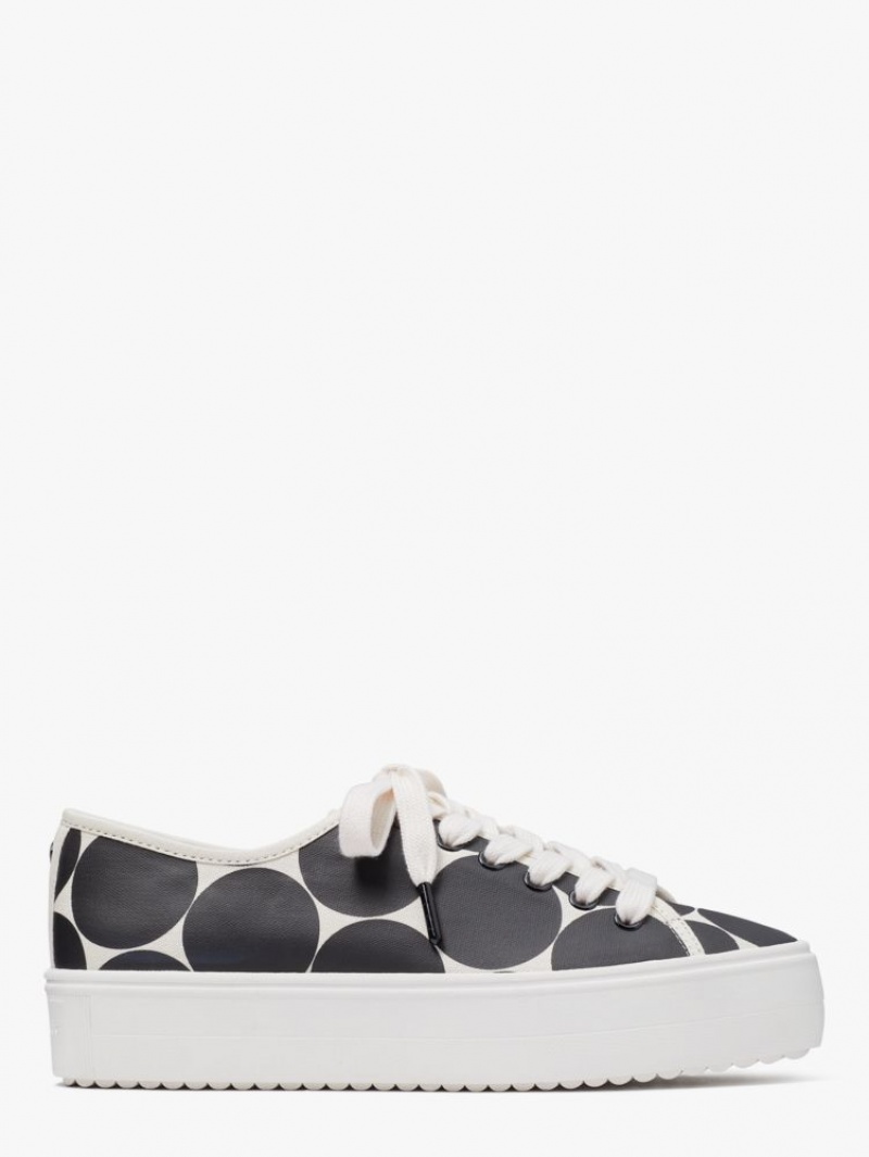 Kate Spade Serve Sneakers Black / Cream | 9305782-BJ