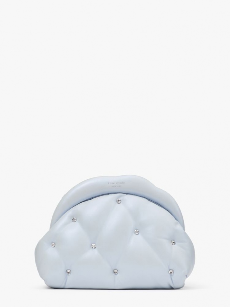 Kate Spade Shade Quilted Cloud Clutch Blue | 3471285-BA