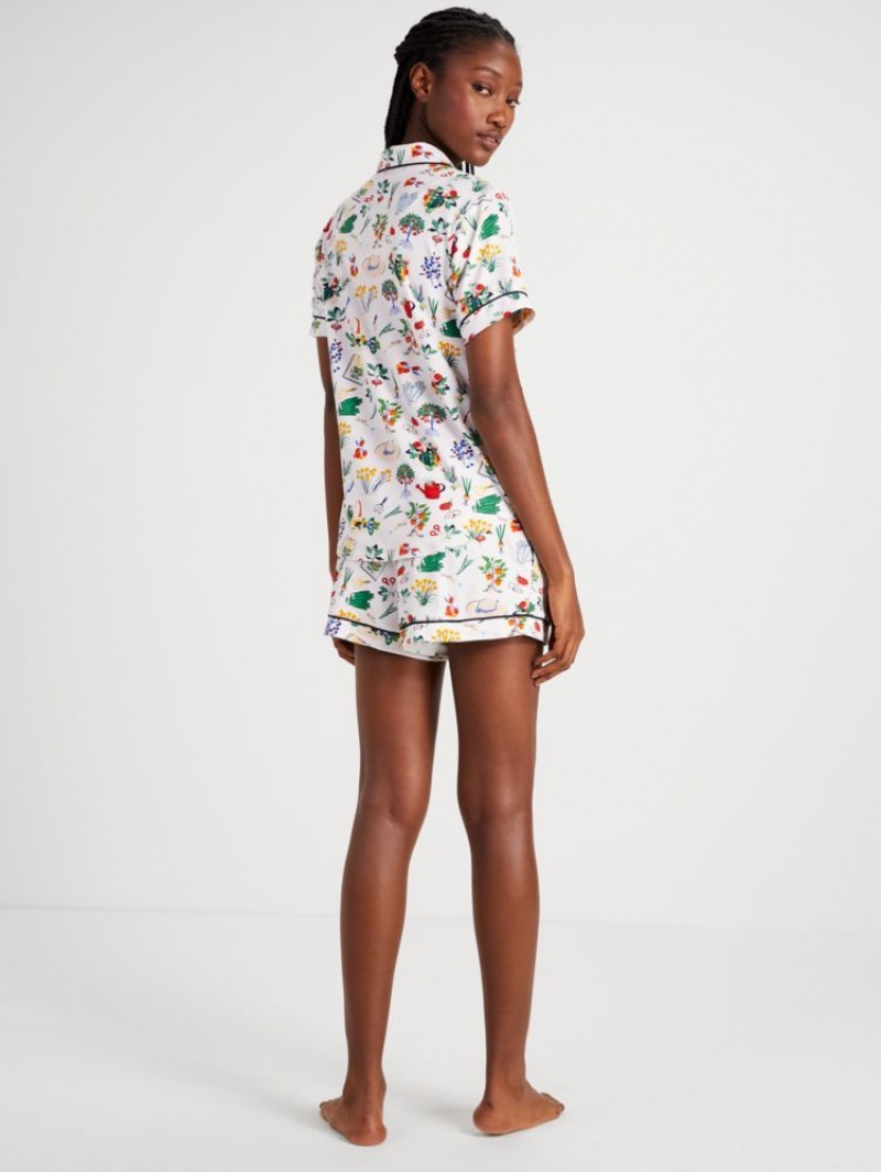Kate Spade Short PJ Set Green | 5296014-HK
