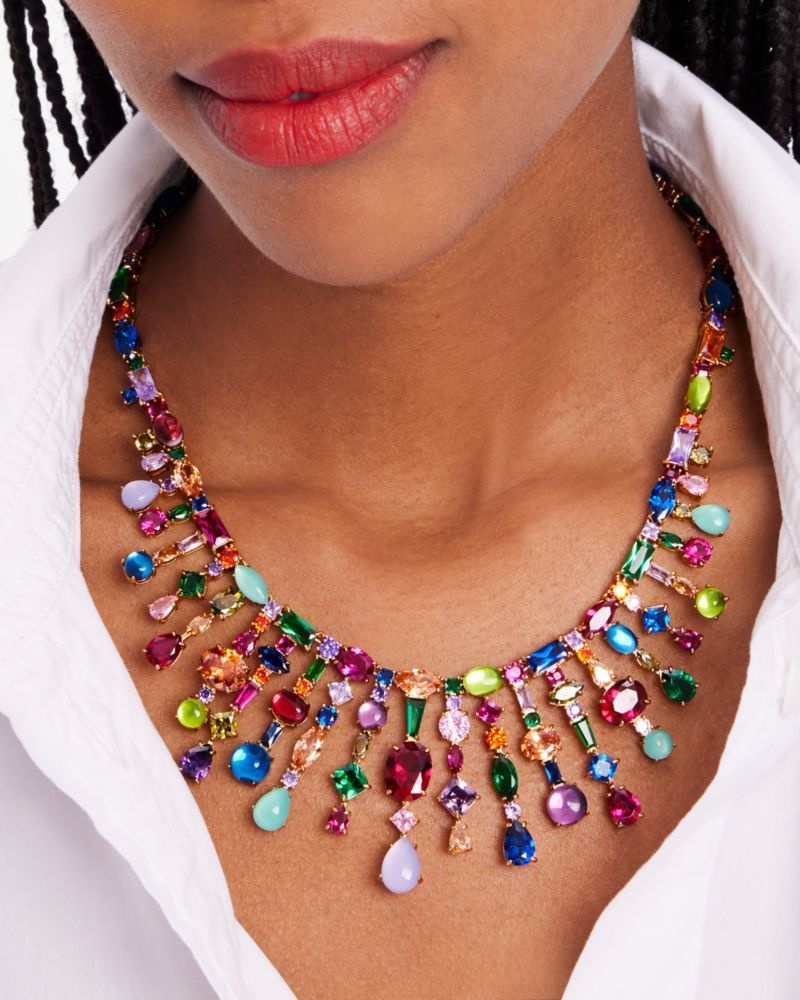 Kate Spade Showtime Statement Necklace Multicolor | 3628947-YV
