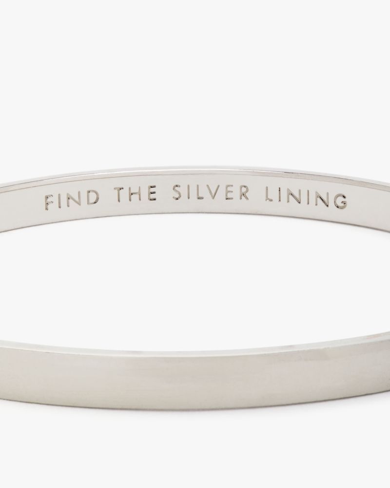 Kate Spade Silver Lining Idiom Bangle Silver | 5236481-SR