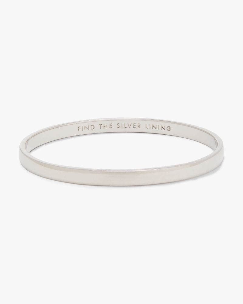 Kate Spade Silver Lining Idiom Bangle Silver | 5236481-SR