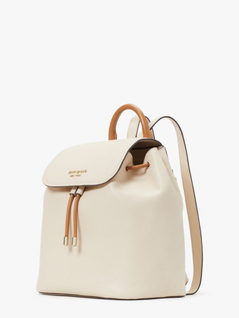 Kate Spade Sinch Pebbled Leather Medium Flap Backpack Multicolor | 3791082-IB