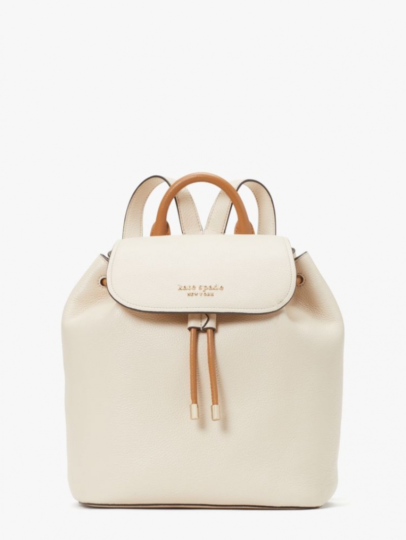 Kate Spade Sinch Pebbled Leather Medium Flap Backpack Multicolor | 3791082-IB