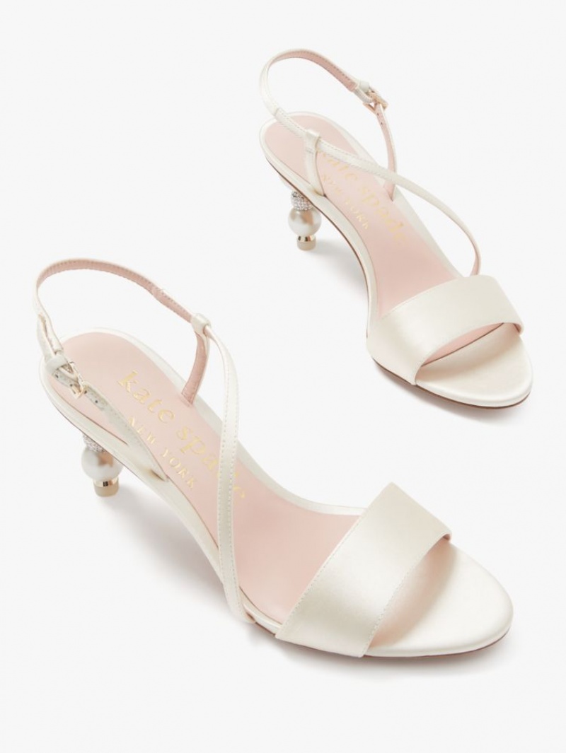 Kate Spade Sparkle And Shine Sandals White | 3641897-ME
