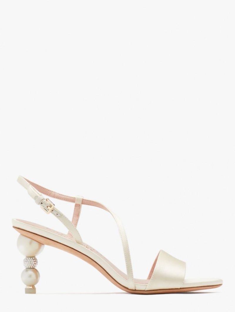Kate Spade Sparkle And Shine Sandals White | 3641897-ME