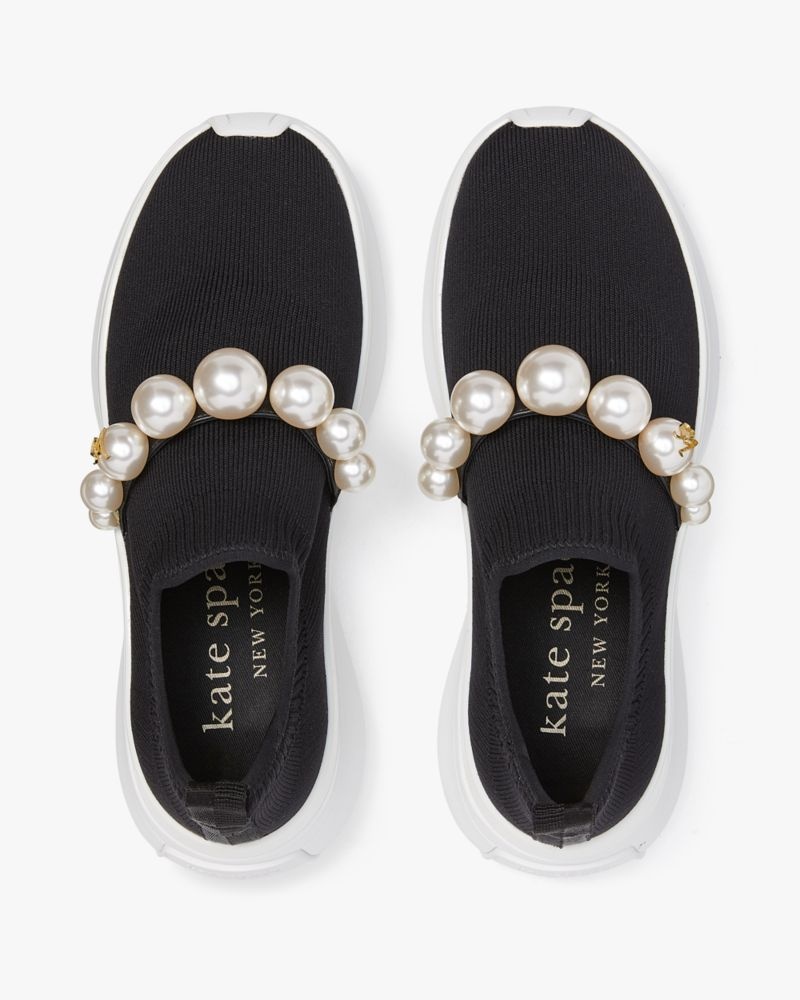 Kate Spade Stella Pearl Sneakers Black | 8472056-BV