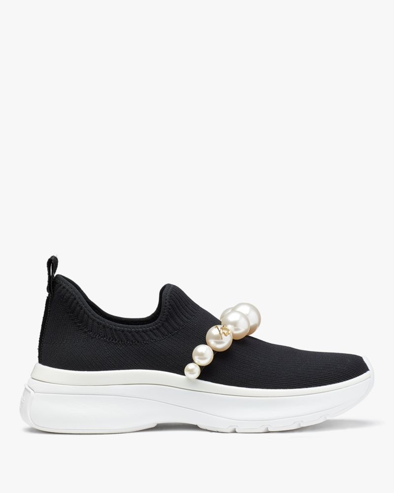 Kate Spade Stella Pearl Sneakers Black | 8472056-BV