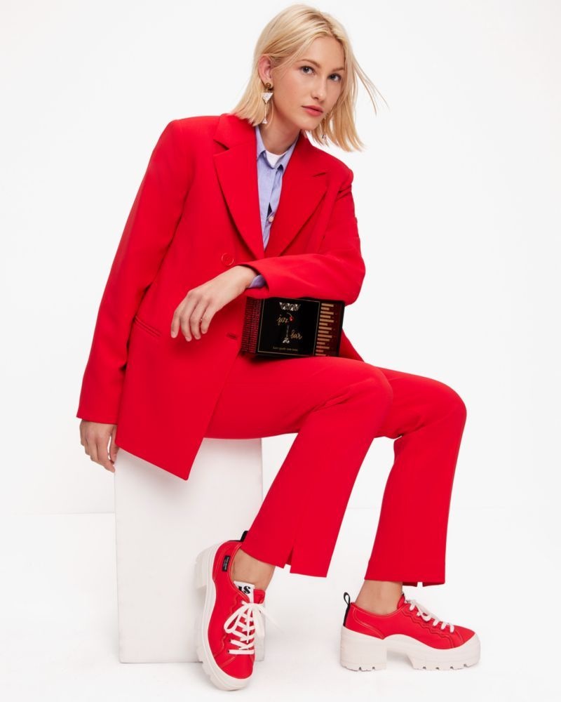 Kate Spade Tech Twill Blazer Red | 1942753-DG