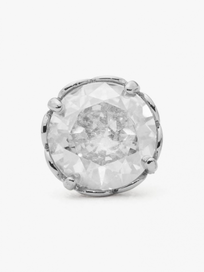 Kate Spade That Sparkle Round Earrings Silver | 0596241-NW
