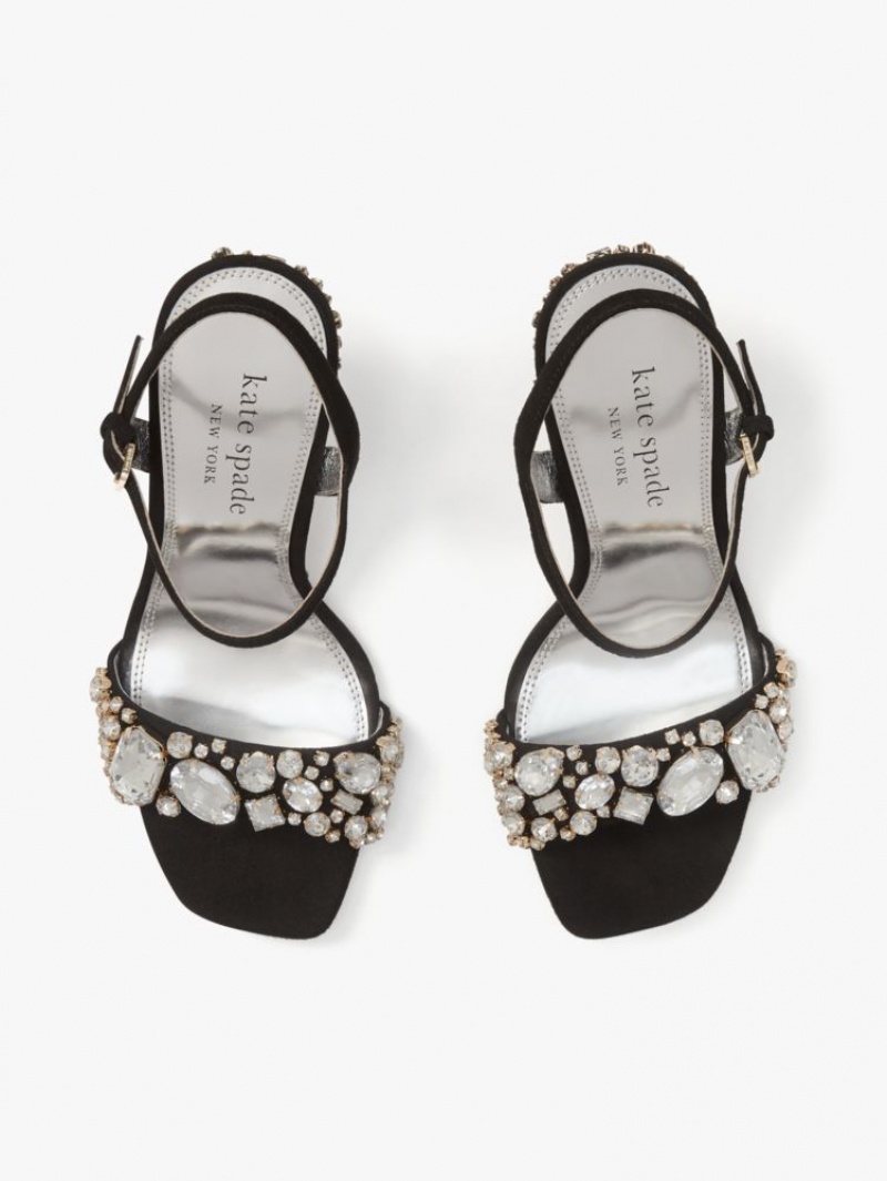 Kate Spade Treasure Sandals Black | 0891362-GV