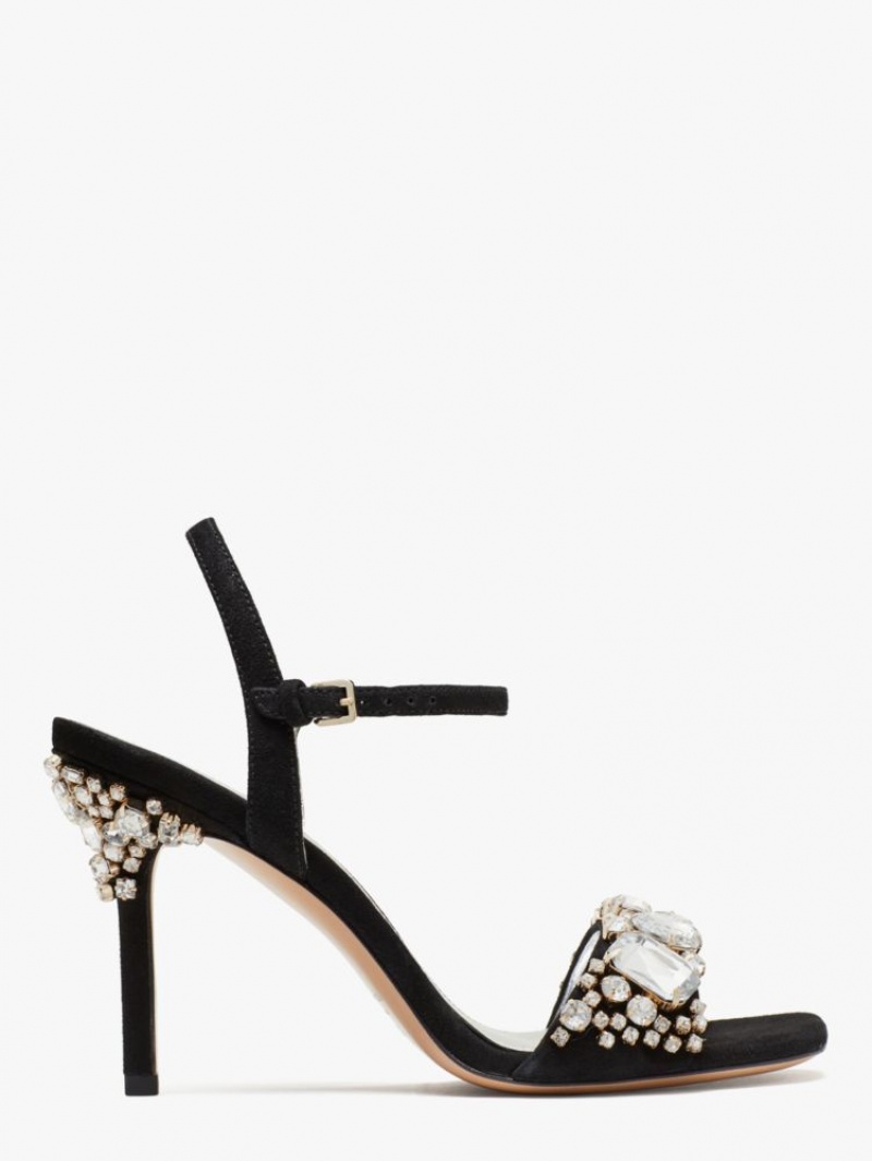 Kate Spade Treasure Sandals Black | 0891362-GV