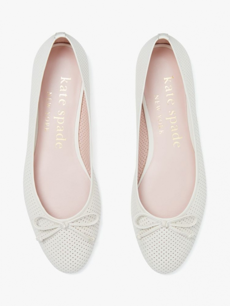 Kate Spade Veronica Ballet Flats Parchment | 2690538-BL