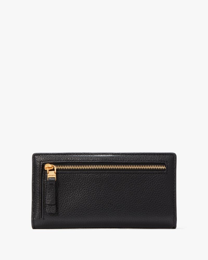 Kate Spade Veronica Slim Bifold Wallet Black | 7942508-LF