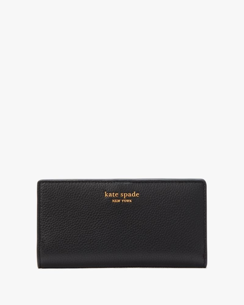Kate Spade Veronica Slim Bifold Wallet Black | 7942508-LF