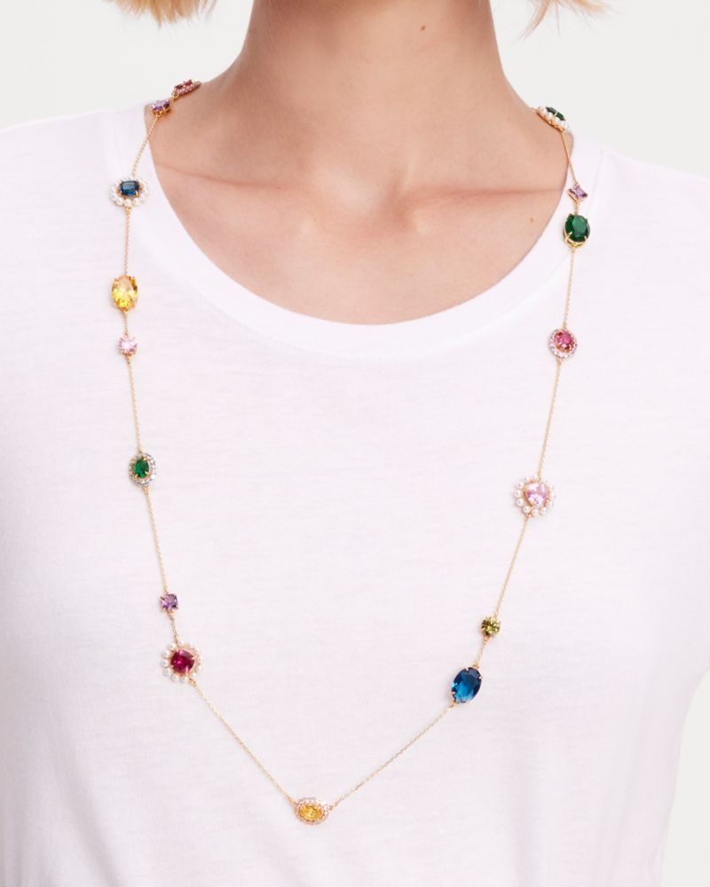 Kate Spade Victoria Scatter Necklace Multicolor | 0218954-KH