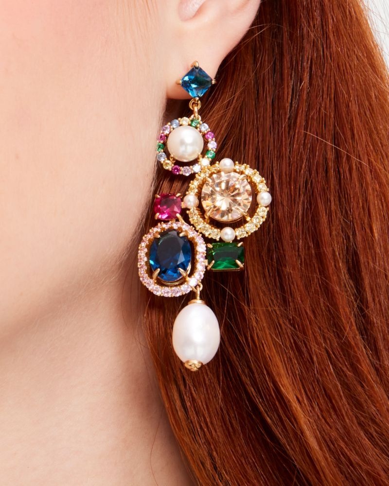 Kate Spade Victoria Statement Earrings Multicolor | 0241568-DX