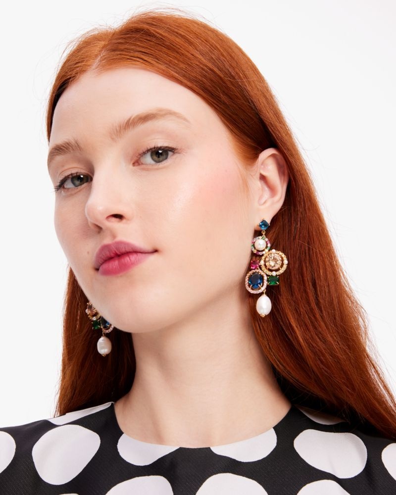 Kate Spade Victoria Statement Earrings Multicolor | 0241568-DX