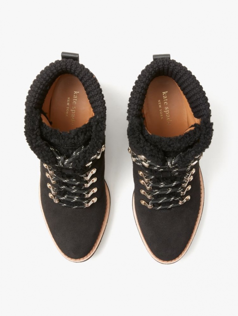 Kate Spade Willow Wedge Booties Black | 8902431-PJ