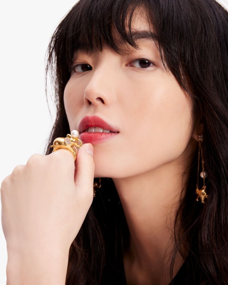 Kate Spade Winter Carnival Ring Gold | 2351468-XQ