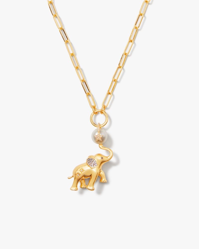 Kate Spade Winter Carnival Statement Pendant Gold | 3692547-OB