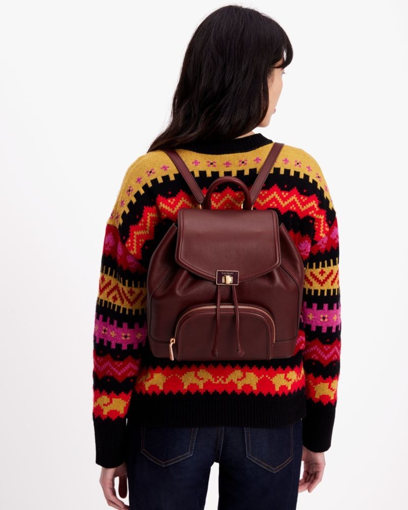 Kate Spade York Small Backpack Dark Brown | 2615749-PT